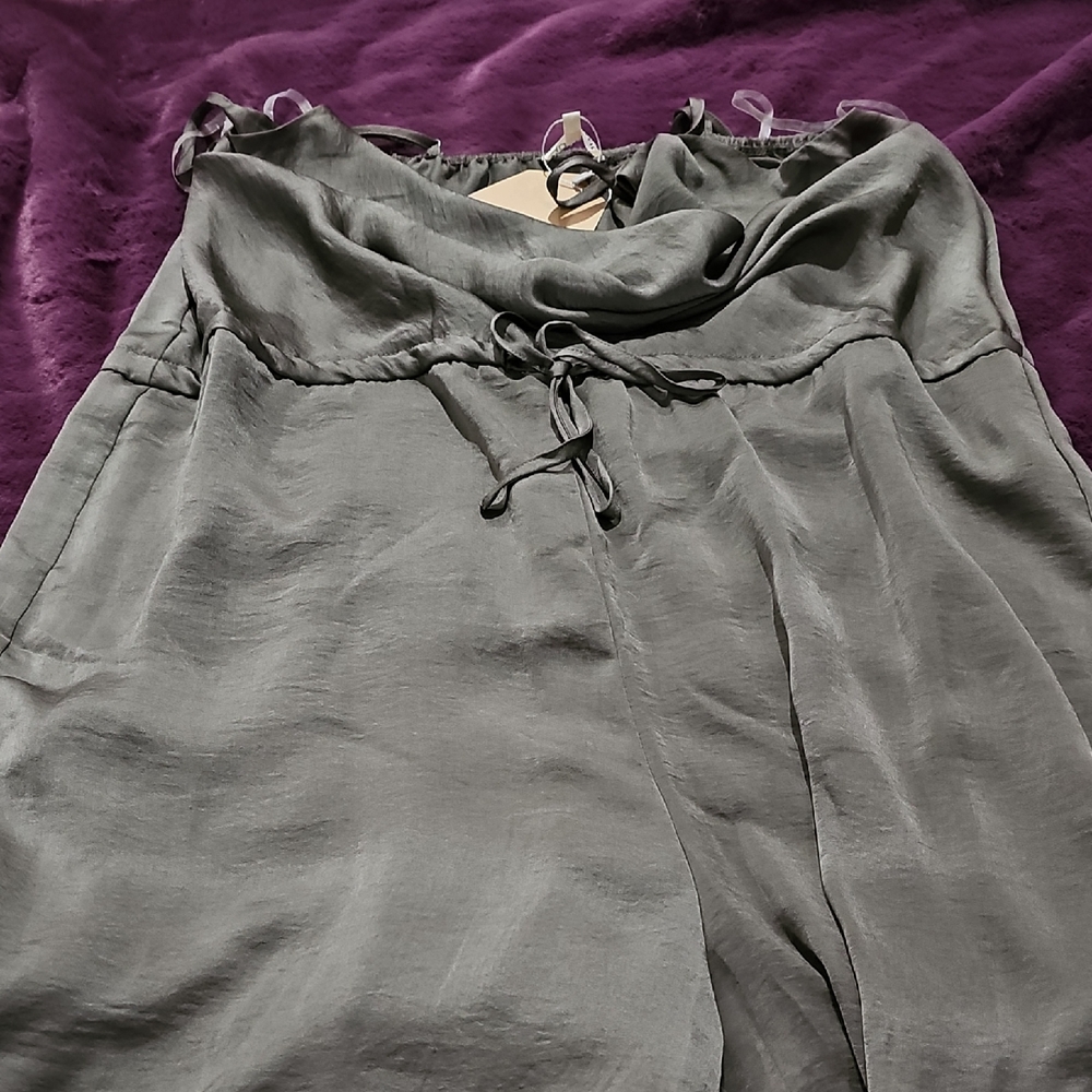 Main Strip Charcoal Jumpsuit